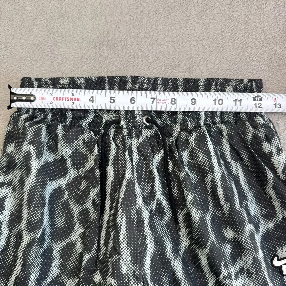 Nike Sportswear Icon Clash Jogger Pants Womens XS Black Leopard Print Drawstring